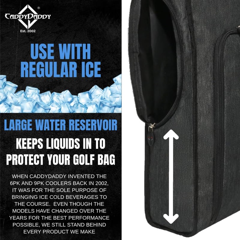 CaddyDaddy Golf 9-Pack Golf Bag Compact Cooler - Image 4